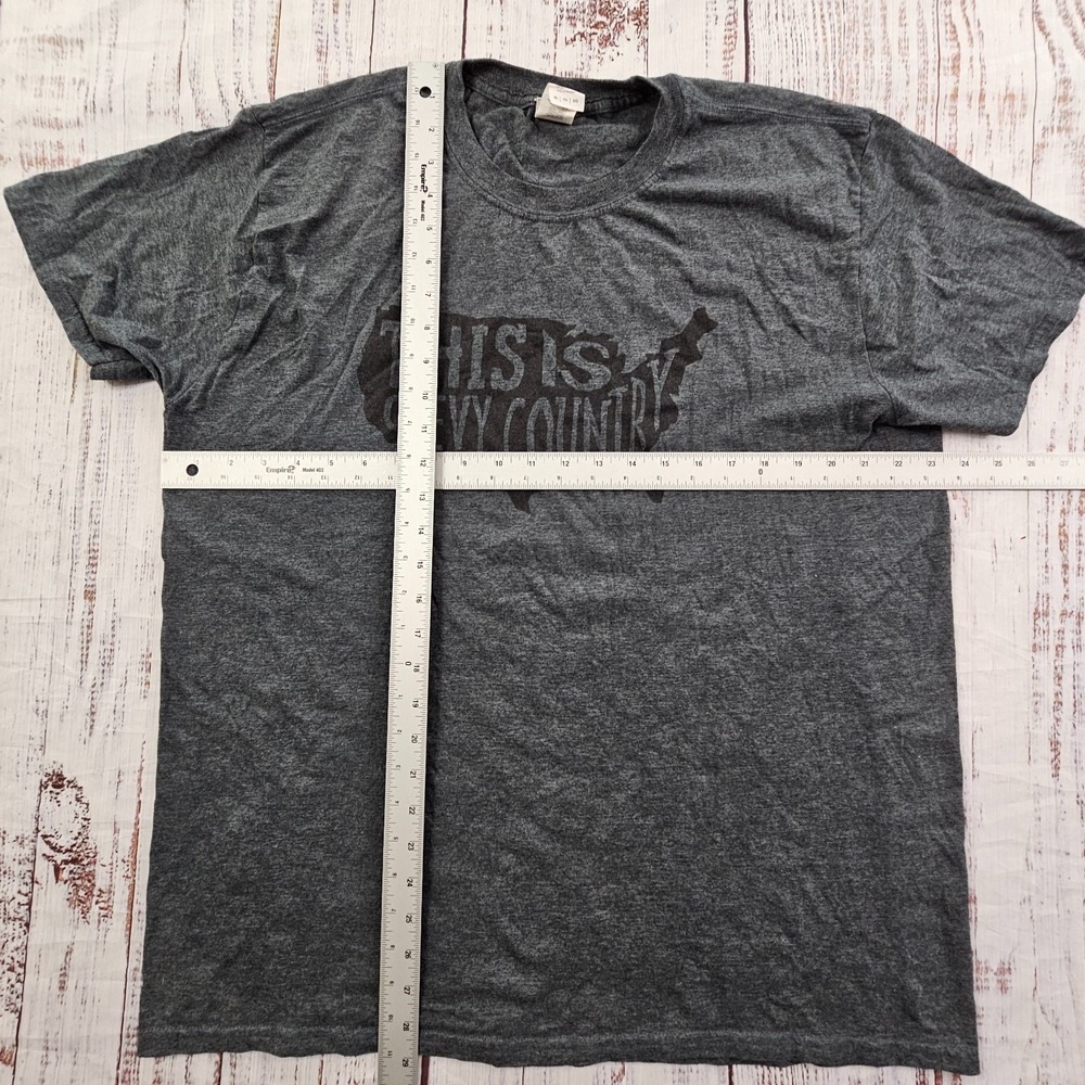 This is Chevy Country Gray Short Sleeve Cotton Blend T-Shirt Men's XL - Picture 6 of 8